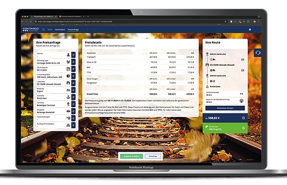 Preisanfragen leicht gemacht: Contargo launcht optimierte Preisberechnungssoftware IMTIS