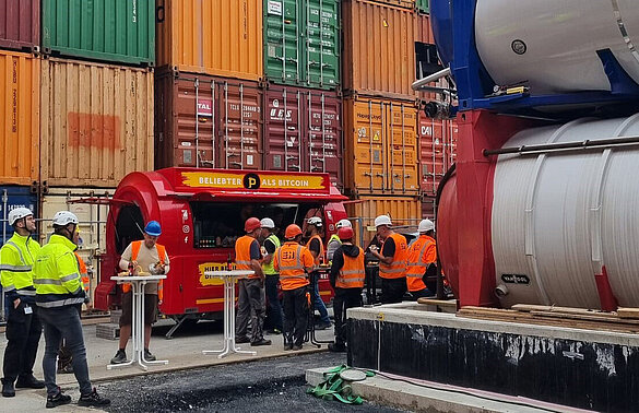 Celebration for extended dangerous goods area at the Contargo Terminal in Ludwigshafen