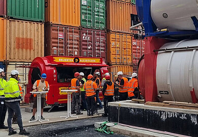 Celebration for extended dangerous goods area at the Contargo Terminal in Ludwigshafen